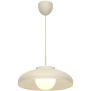 DFTP by Nordlux Pendellampa Latif, beige, Ø 40 cm, mässing