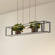 Lucande LED-hänglampa Estante, svart, dimbar