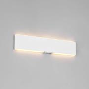Trio Lighting LED-laddningsbar vägglampa Conchita, bredd 32 cm, vit, m...