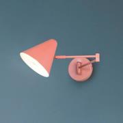 Trio Lighting Vägglampa Cosima, aprikos, utskjutande del 54 cm, metall