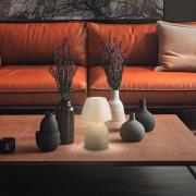 Briloner LED-bordslampa med batteri Brilo unplugged Cera, beige, höjd ...