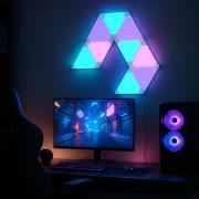 Calex Smart LED-vägglampa TRIANGLES, 9 delar, RGBW, dimbar