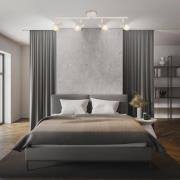 Briloner Takspotlight Tapp, vit, längd 61 cm, 4 lampor, metall, GU10