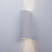 Arcchio LED-utomhusvägglampa Brinja, vit, metall, IP65