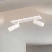 Arcchio takspotlight Brinja Slim, vit, 2 lampor, GU10 MR11