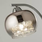 Searchlight Bordslampa Ianis, grå, metall/glas, höjd 36 cm, G9