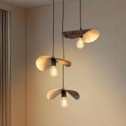 Opviq Hänglampa Eger, 3 lampor, svart, metall, Ø 50 cm