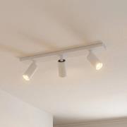 Arcchio takspotlight Brinja Slim, vit, 3 lampor, GU10 MR11