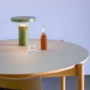 HÜBSCH LED-batteridriven bordslampa BringMe Mini, grön, höjd 20 cm