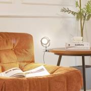 Lindby klämlampa Jyla, matt vit, GX53