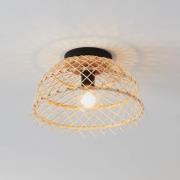 EGLO Taklampan Ausnby med tränät, natur