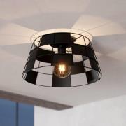 EGLO Pontefract taklampa av stål, svart