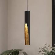 EGLO LED-hänglampa Barbotto i svart/guld, 1 lampa