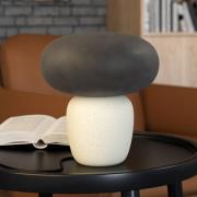 EGLO Cahuama bordslampa, svart/vit, keramik