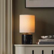 Globen Lighting bordslampa Florian, vit/svart, höjd 39 cm