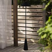 Globen Lighting batteridriven utomhus golvlampa Cannes, svart, IP54