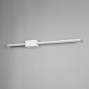 Trio Lighting LED-vägglampa Cassino, matt vit, bredd 70 cm, metall