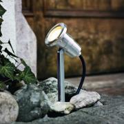 EGLO LED-markspettspotlight Nema, stål, 24 cm, stål