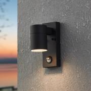 EGLO LED-vägglampa Riga 5, antracit, höjd 16 cm, metall