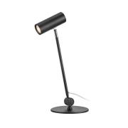 Markslöjd LED-bordslampa Arlo, svart, järn, höjd 52,8 cm, dimbar.