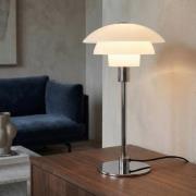 Dyberg Larsen bordslampa Morph, opal, höjd 35 cm, glas