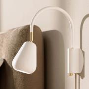 Nuura Aps Nuura spotlight till vägg Anoli, vit/guld, metall, GU10, sti...