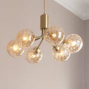 Nuura Aps Nuura pendellampa Apiales 6, Ø 50 cm, mässingsfärgad/guld