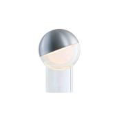 FRANDSEN LED-batteridriven bordslampa Pila, aluminiumfärgad, 20 cm, di...