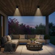 Ideallux Ideal Lux Gun badrumstaklampa svart