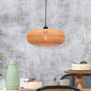 GOOD & MOJO hänglampa Palawan, natur, Ø 40 cm, bambu, E27