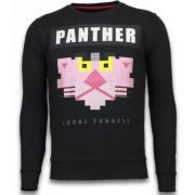 Local Fanatic Pink Panther Rhinestone Sweater - Tröja Herr - 5915Z Bla...