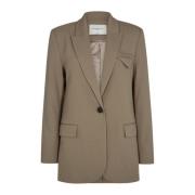 Copenhagen Muse Elegant Copenhagen Muse Blazer Jacka Brown, Dam