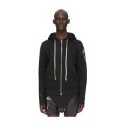 Rick Owens Urban Zip Hoodie Black, Herr