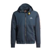 Parajumpers Trident Dark Avio Dragkedja Tröja Blue, Herr