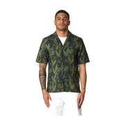 Paolo Pecora Short Sleeve Shirts Green, Herr