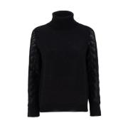 Panicale Turtlenecks Black, Dam