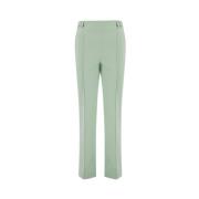 Ermanno Scervino Skräddade Chinos med Veck och Justerbar Midja Green, ...