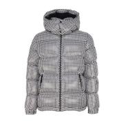 Moncler Grå Houndstooth Dunjacka Gray, Herr