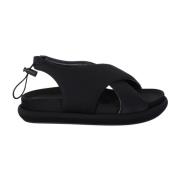 Gia Borghini Flat Sandals Black, Dam
