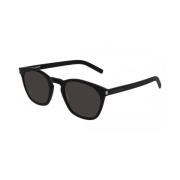 Saint Laurent Stiliga solglasögon Sl-28 Slim Black, Herr