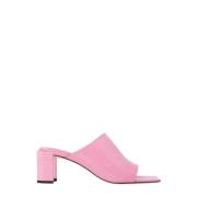 By FAR Croc Embossed Klack Sandaler Pink, Dam