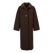 Stand Studio Ebony Brown Kenca Coat Brown, Dam