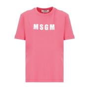 Msgm T-shirts Purple, Dam