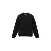 Woolrich Svart Lätt Fleece Sweatshirt Black, Herr