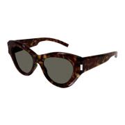 Saint Laurent Super-Bold Cat-Eye Solglasögon Brown, Dam