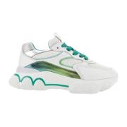 Hogan Vita Silver Läder Hyperactive Sneakers White, Dam