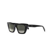 Celine Höj din stil med CL40187I-01f solglasögon Black, Unisex