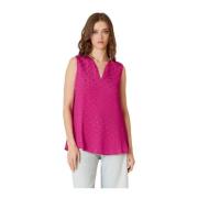 Manila Grace Sleeveless Tops Pink, Dam