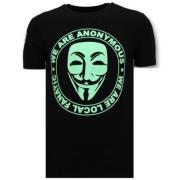 Local Fanatic Exklusiv T-shirt - We Are Anonymous Black, Herr