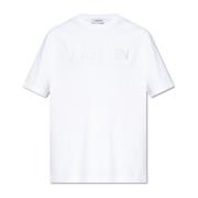 Lanvin T-shirt med logotyp White, Herr